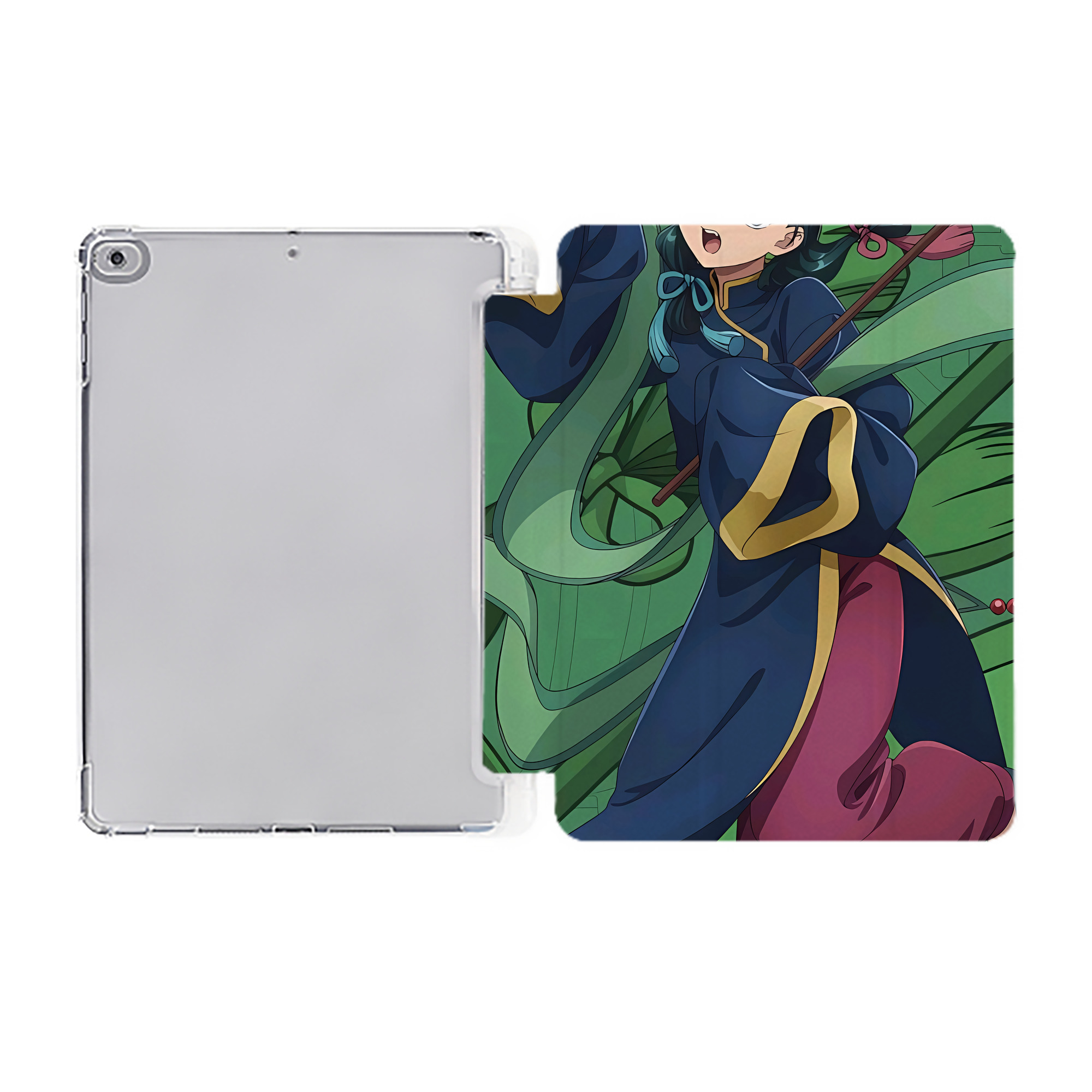 （画像用） 薬屋のひとりごと The Apothecary Diaries IPad ケース ペン収納付き 三つ折りスタンド PUレザー×シリコン 対応機種9.5/10.5/10.9インチ